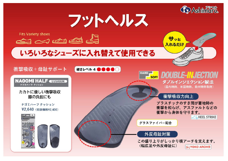 【ナゴミハーフ クッション】